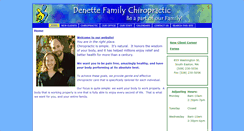 Desktop Screenshot of denettefamilychiropractic.com