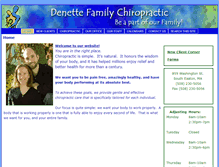 Tablet Screenshot of denettefamilychiropractic.com